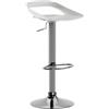 STONES HOME FURNITURE Glen - Sgabello in polipropilene bianco