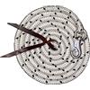 Amesbichler Reitsport Reitsport Amesbichler - Corda da lavoro a terra da 3,2 m, con moschettone per fune da addestramento equino e lavori a terra, colore: bianco e nero
