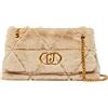 Liu Jo Jeans Borsa donna Liu-jo tracolla Hemalia M crossbody ecopelliccia beige B23LJ103 NF2234 Media