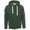 PAYPER Dallas+ Felpa da Uomo con Cappuccio e Zip Intera, Colore: Verde, Taglia: 5XL