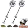Cylocrya Set di 2 Infusori per Tè in Acciaio Inox 304, infusore tè in acciaio inox 304, Filtro per Infusione con Manico Lungo, per Tè Sfuso, Caffè e Spezie, Design Elegante e Pratico per Teiere e Tazze