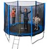 ATAA Trampolino per bambini 250 - Blu - Trampolino per ragazzi e ragazze con rete di sicurezza ideale per esterni