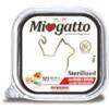 Miogatto Sterilized Paté (manzo e ortaggi) - 32 vaschette da 100gr.