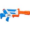 Super Soaker Nerf Super Soaker, soaker Twister, 2 getti d'acqua incrociati, lancio con azione a pompa, divertimento ad acqua all'aperto