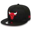 New Era Cappellino 9Fifty Snapback NBA Chicago Bulls Nero S/M