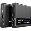 PremiumCord Extender HDMI 4K su 70m Tramite Cavo Patch Cat6 / Cat6A / Cat7, trasmettitore e Ricevitore IR, HDMI 2.0, Arc, risoluzione Video Ultra HD 4K @ 60Hz