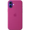 Apple Custodia MagSafe cover in silicone per iPhone 16 Plus - Fucsia