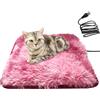 Yanmucy USB Tappetino Riscaldante per Cani Animali Domestici Piccolo Cuscino Termico Termostatico per Gatti Tappetino Riscaldante Elettrico per Animali Domestici Cuscino per Cani Lettino per Gattini