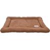 Bobby Canifrance Bobby Douce - Materassino per Cani e Gatti Extra soffice in Peluche, Lavabile in Lavatrice colore Beige, 80x60x5 cm