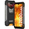 DOOGEE S89 Pro Rugged Smartphone [2023], 12000mAh Big Batteria, 8GB + 256GB, 65W Ricarica Rapida, 64MP AI Tripla Fotocamera, Night Vision Camera, Android 12, NFC/OTG, Arancio