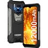 DOOGEE S89 Pro Rugged Smartphone [2023], 12000mAh Big Batteria, 8GB + 256GB, 65W Ricarica Rapida, 64MP AI Tripla Fotocamera, Night Vision Camera, Android 12, Telefono Indistruttibile, NFC/OTG, Nero