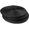 JYC CREATIVE Stecche in poliestere per cucire, stecche in plastica, corsetti, aste, artigianato, accessori per cucire, abiti, borse, tra gli altri, rotoli da 46 metri, (Nero 332, 12mm)