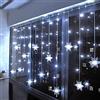 Klighten Tenda Luci cascata, Strisce LED, 96er 3.5 * 0.65m Stringa 8 Modalità Impermeabili IP44, per finestra, porta, patio, giardino, feste, Natale (Bianco freddo)