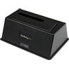 StarTech.com Docking Station per Hard Disk a Singolo Slot, Dock USB 3.0 (5 Gbps) per Hard Drive HDD/SSD, Dock Station per Disco Rigido SATA I/II/III da 2,5/3,5" con Carica dall'Alto (SDOCKU33BV)