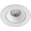 Philips Lighting Faretto da Incasso LED Abrosa, Equivalente a 9 W, 27K, Luce Bianca Calda, Dimmerabile, Bianco