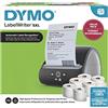 DYMO LabelWriter 5XL stampante di etichette Bundle | Riconoscimento automatico delle etichette | Stampa etichette di spedizione extra large da Amazon, DHL e molti altri | Spina UE a 2 poli