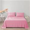 DUJUIKE Copriletto Impermeabile, Lenzuolo impermeabile, Coprimaterasso, Copridivano Divano per Cane, Gatto, Bambini, per letto matrimoniale (Twin 160 * 230cm,Rosa)