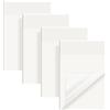 Vicloon Note Adesive Trasparenti, 4 Pacchi 200Pcs Foglietti Adesivi Impermeabili Per Ufficio, 75 * 50mm Blocchetti di Memo Autoadesivi, Promemoria di Messaggio Adesivo Riutilizzabili Per Studenti