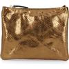 Ebarrito Borsa con manico a catena in pelle patchwork