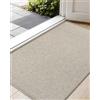 COLOR&GEOMETRY Zerbino Ingresso Interno Antiscivolo 68x150cm, Beige