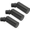 PATIKIL 180 Gradi Inclinato Soffitto Luce Adattatore, 3pz M10 Filetto Lampadari Soffitto Pendente Illuminazione Adattatore per Angolo o Irregolare Soffitto, Nero