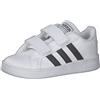 Adidas Grand Court I, Scarpe Unisex-Bambini, White/Core Black/White, 19 EU