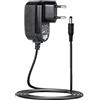 LEICKE Alimentatore universale 5V 1A 5W a corrente continua,Supporta alimentatori AC neri per modem, router, caricabatterie, interruttori, ecc.