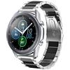 SUNDAREE Compatibile con Cinturino Samsung Galaxy Watch 3 45MM/Garmin Venu 3/Honor MagicWatch 2 46MM/GTR 4/Ticwatch Pro 3 Ultra,22MM Nero+Argento Uomo Metallo Acciaio Orologio Ricambio Band