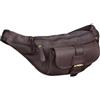 STILORD 'Sam' Marsupio in pelle da uomo donna vintage con cerniera e tasche Borsello monospalla per Sport Jogging Festival Montagna Viaggio, Colore:marrone scuro - pallido