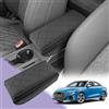 LUWU Compatibile con Audi A3 8Y 2020-2024 2025 Copertura per Bracciolo Centrale A3 Sportback Cuscino in Pelle per Bracciolo Auto Protezione Auto A3 8Y Accessori