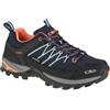CMP Rigel Clima Protect 3Q54456-92AD - Scarpe da trekking da donna, suola in gomma, misura 36, colore: blu scuro/corallo