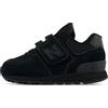 New Balance 574, Sneaker Bimbo 0-24, Nero, 17 EU