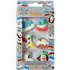 Decora, 0500443, Confezione da 6 Decorazioni White Christmas, In Zucchero