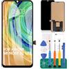 SRJTEK TFT per Xiaomi Mi Note 10 Lite/Mi Note 10 / Mi Note 10 PRO Schermo Sostituzione LCD Display Touch Digitizer Sensor Kit Senza Telaio (Nero, Senza Impronte digitali, Non Schermo Curvo)