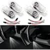 AzulLanse 4 Pezzi luci Proiettore Porta per,con logo,lluminazione Sottoscocca Auto,compatibile con A1/A3/A4/A5/A6/A7/A8/Q2/Q3/Q5/Q7/Q8/TT/R8...accessori per auto,Luce LED di benvenuto