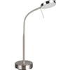 RL LIVE YOUR LIGHT Reality Leuchten Lampe de table LED MORENO R54561107, Métal nickel mat, LED 3 watts, Batterie avec station de charge, Capteur de gradation, Couleur de la lumière réglable