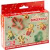 Decora, 0255231, Set Decorativo Natale, 2 Tagliapasta Omini grande e piccolo + 4 Stencil Decorativi, Ideale per creare biscotti decorati tridimensionali, Made in Italy, Confezione da 6 pezzi.