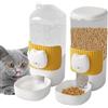 ccuzs Mangiatoia automatica per cani e acqua, alimentatore automatico per animali domestici | Distributore di cibo per gatti e acqua, dispenser di grande capacità per animali domestici, cani,