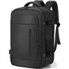 OTAHGK Bagaglio a Mano 40 × 20 × 25 per Ryanair, Zaino da Viaggio Sotto il Sedile Aereo Borsa da Cabina Voli Zaini Casual Valigia Ufficio Scolastico Lavoro Borse Adatto a Laptop da 14 pollici-Nero