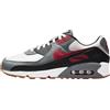 Nike Air Max 90, Scarpe da Ginnastica Uomo, White/Team Red-Cool Grey-Black, 42 EU