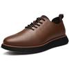 Bruno Marc Scarpe Uomo Eleganti Classiche Scarpe Uomo da Ginnastica Stringate Derby Oxford la Tomaia in PU,Size 44,Marrone,SBOX2318M