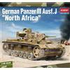 Academy 1/35 German Panzer III Ausf.J "North Africa" Plastic Model Kit #13531