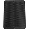 SOQKEEN Tappetino Scolapiatti in Silicone 40x50cm Nero, Resistente al Calore, Pieghevole, Antiscivolo per Piano Cucina