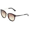 Guess GU 7459 Occhiali da Sole, Marrone (Dark Havana/Gradient Brown), 52 Donna