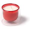 Candele da regalare profumate in contenitore di vetro FLORA personalizzate o neutre