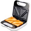 Grunkel - Paninottiera con Grill per 2 panini con taglio. Superficie antiscivolo e antiaderente da 750 W di potenza e tocco freddo (taglio quadrato bianco)