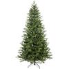 Giulia Grillo Albero di Natale Slim 210cm, 2670 Rami, Albero di Natale Slim Luxury Realistico, Facile da Montare, Folto, PE/PVC, Verde