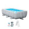 Intex Piscina Prisma Frame Rectangular With Filter