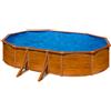 Gre Pools Piscina In Legno Del Pacifico Acciaio 500x300x120 Cm