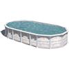 Gre Pools Piscina Fuori Terra Con Pareti In Acciaio Iceland Oval 610x375x132 Cm